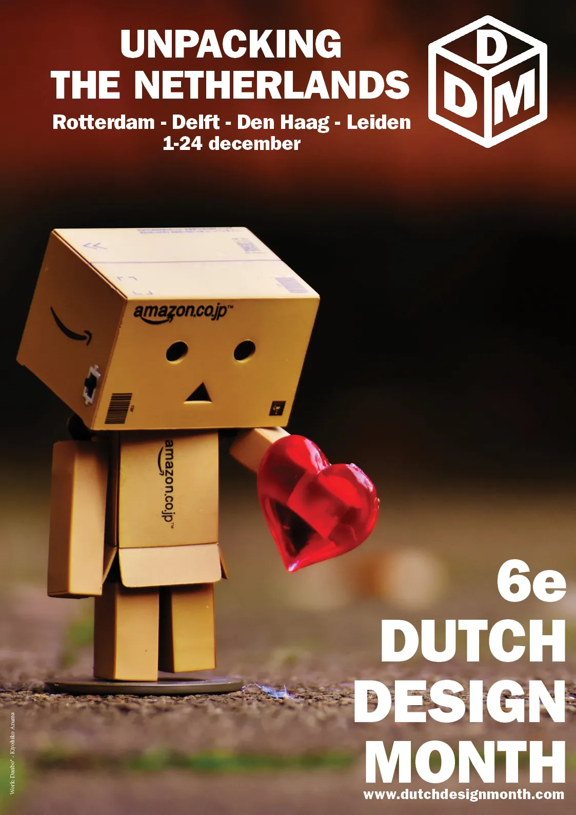 Dutch Design Month 2025 poster Unpacking The Netherlands