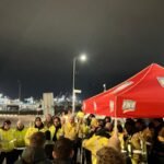 Nachterlijke staking FNV Havens februari 2025