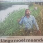 Rotterdamse Kunstenaar Erik van Loon wil de bovenloop van de Linge laten meanderen.