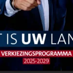 PVV verkiezingsbanner 2025