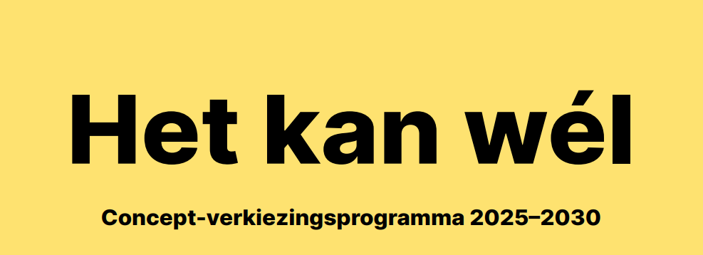 Verkiezingsprogramma D66 2025-2030