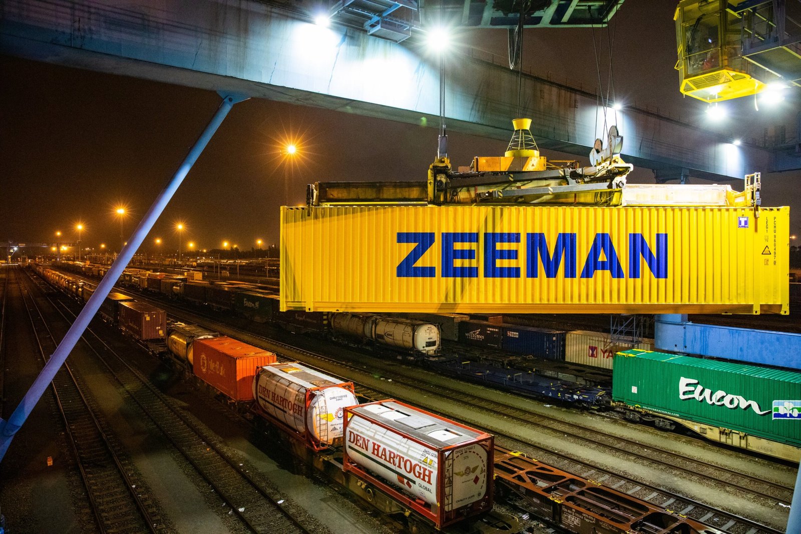 Zeeman Container op goedrentrein @Lineas