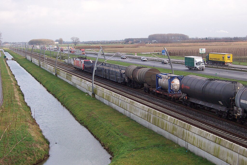 betuweroute bij dodewaard gelderland