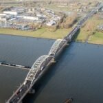 Luchtfoto van de Merwedebrug