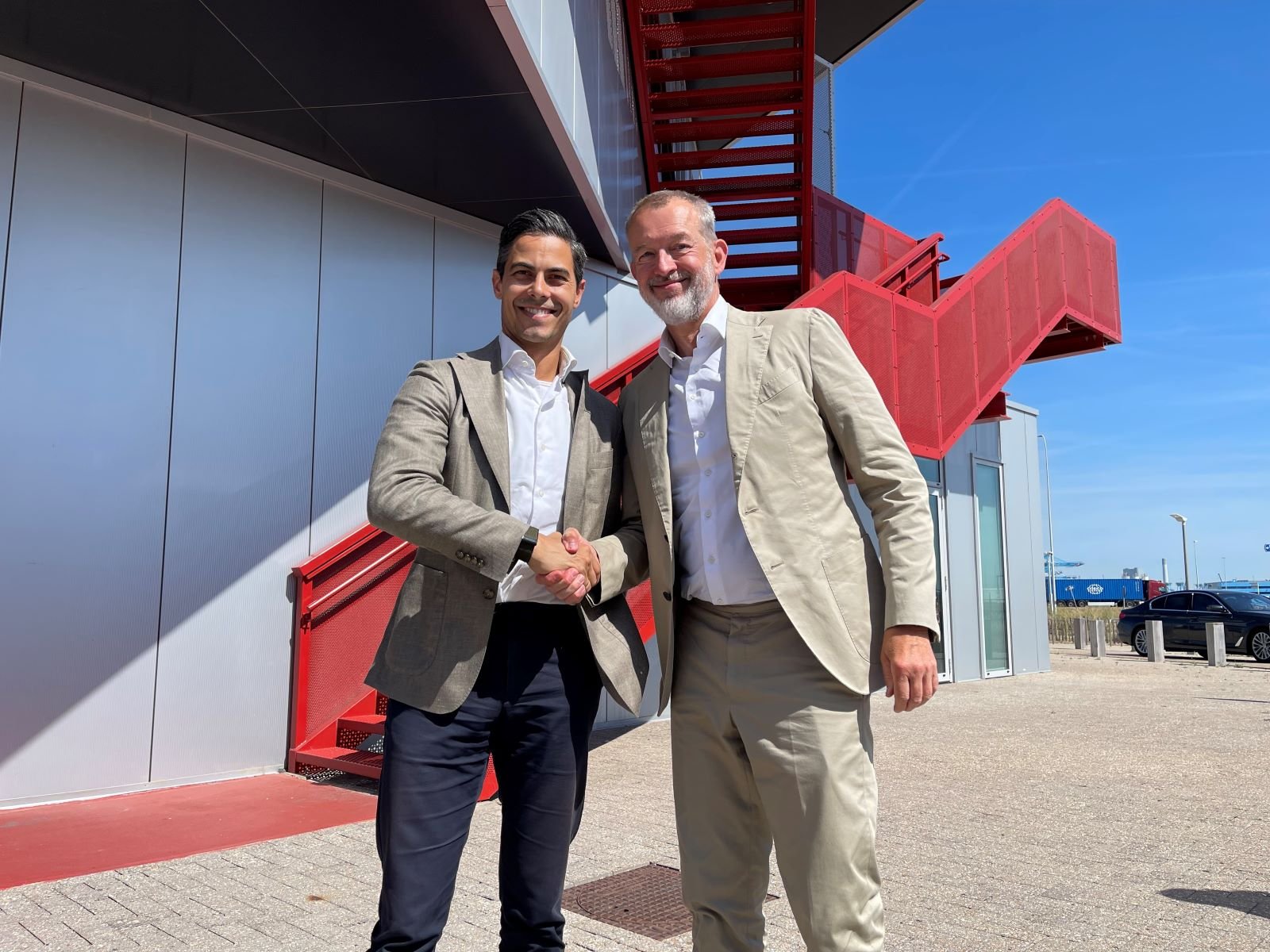 rob jetten bezoekt rotterdamse haven rob jetten bezoekt rotterdamse haven